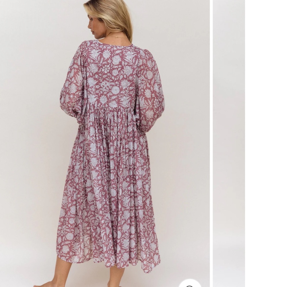 Daughters of India - Kyra Midi Dress - Musk - Picture 5 of 5